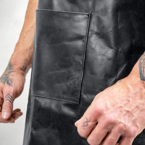 Genuine <b>Leather</b> Quick Dry <b>Apron</b>/Custom Logo Wholesale Cheap Prices Adjustable 100% <b>Leather</b> Manufacture <b>Apron</b> - Product Image 6