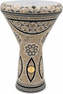 Gawharet El Fan - Darbuka Egipcia Profesional de Madreperla de 17.5 Pulgadas - Product Image 2