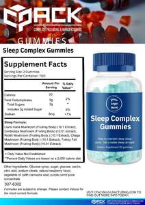 Suplemento dietético de alta calidad, caramelos de goma con logotipo personalizado, disponible para adultos, hecho en EE. UU. - Product Image 3