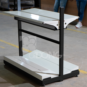 Présentoir métallique autoportant moderne avec revêtement en poudre, personnalisé pour le merchandising en magasin, par le fabricant vietnamien ADong – Qualité supérieure - Product Image 2