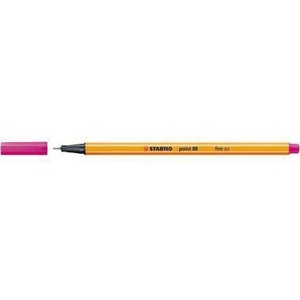 Stylo fineliner STABILO Point 88 0,4 mm rose pour l'écriture et les fournitures de correction - Product Image 1