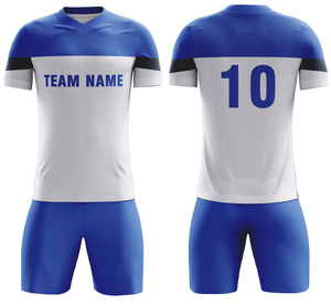 100% nouvel uniforme de football en Polyester pour adultes vêtements de sport à séchage rapide avec des panneaux au toucher doux ensemble confortable maillot de football - Product Image 1