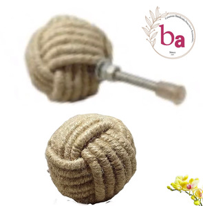 ลูกบิดไม้ปอกระเจาทำจากทองเหลืองสำหรับตู้ห้องครัววิลล่าโรงแรมสำหรับห้องน้ำ - Product Image 1