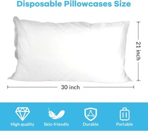 100 pièces taies d'oreiller jetables pour hôpital médical hôtel SPA tatouage cils chambre maison literie fournitures - Product Image 2