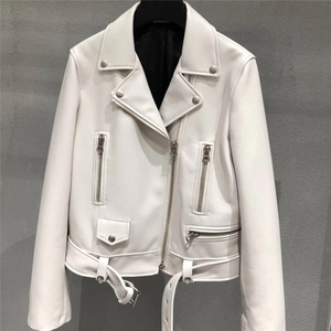 Chaqueta de Cuero para Mujer, Diseño Clásico 2025, Alta Calidad, en Venta - Product Image 4