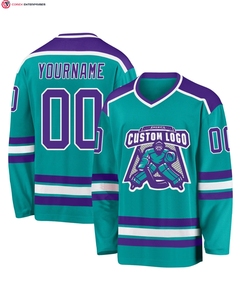 Maillot de hockey sur glace personnalisé par sublimation nom de l'équipe sublimé à bas prix vêtements de hockey sur glace de haute qualité uniforme sportif - Product Image 6