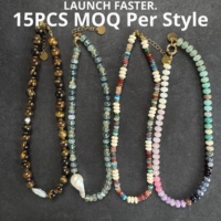 Collier de perles fines personnalisé en pierres naturelles, style bohème, avec perles de culture d'eau douce baroques et œil de tigre, bijou unique pour cadeau