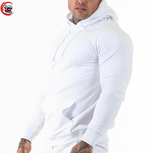 Sweat à capuche en éponge française 100% coton de luxe pour hommes Logo imprimé personnalisé surdimensionné col à capuche vêtements d'hiver teints unis - Product Image 2