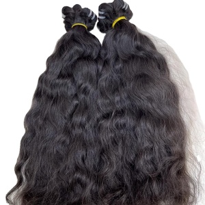 100% Extension de faisceau de cheveux humains vietnamiens Extensions de cheveux de vague naturelle vierge vietnamienne crue - Product Image 1