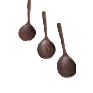 Cuchara de Cocina de Madera de Acacia de Alta Calidad, Duradera, Diseño Clásico, Cuchara Mediana para Sopa, Utensilio de Cocina en Oferta - Product Image 2