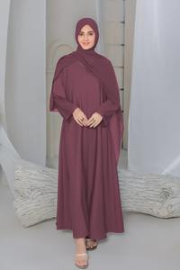 2025 nuevo diseño personalizado Color Abaya para damas OEM ODM servicios mujeres islámico vestido largo Abaya para venta en línea - Product Image 2