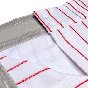Pantalons de baseball professionnels de couleur unie avec tissu extensible haute performance, protection double couche pour les receveurs et les joueurs de terrain - Product Image 5