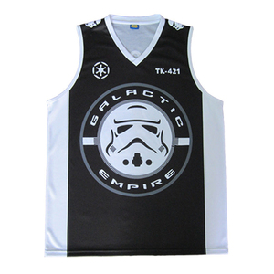 Maillots de basket-ball pour hommes en polyester 100% avec logo personnalisé, vêtements d'équipe, chemises, maillots de basket-ball personnalisés par sublimation, débardeur - Product Image 2