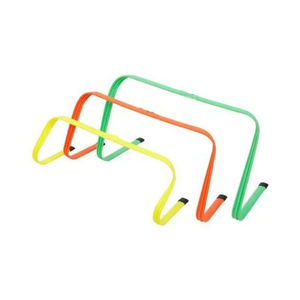 Barrera de agilidad plana de PVC para deportes, disponible en color amarillo, rojo y verde, venta a precios económicos - Product Image 1