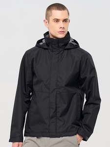 New Customized <b>Men's</b> Black Premium <b>Mens</b> <b>Summer</b> Wholesale Windbreaker Zip up Waterproof <b>Jacket</b> Zip Closure Casual Autumn Wear - Product Image 3