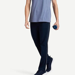 Confortable léger droit décontracté mi 100% coton respirant écologique fermeture à cordon pantalon de survêtement pour hommes meilleur - Product Image 3