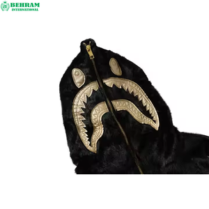 Sweat à capuche unisexe personnalisable à fermeture éclair intégrale, effet délavé, en coton épais 100 % respirant et à séchage rapide, idéal pour l'hiver – Meilleures ventes - Product Image 4