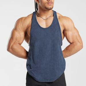 Camiseta sin mangas con protección solar informal sin mangas para hombre, Camiseta holgada de algodón ligero con cuello redondo de Color sólido - Product Image 4