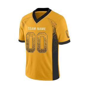Maillot de football américain personnalisé de style joueur professionnel avec sublimation, protection UV anti-humidité, options de tailles plus grandes - Product Image 1