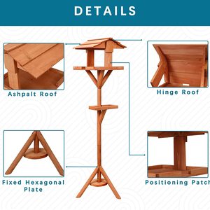 Alimentador de pájaros colgante de venta imparable, recubierto de polvo de Color negro para jardinería creativa con estilo usada, el mejor diseño encantador - Product Image 5