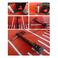 Équipement d'exercice de musculation Rangées de gymnastique Pousse 3 "X 3" Power Rack Bras de levier réglables Bras de brouilleur