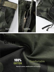 Pantalones cortos de carga para hombre con estilo Tela de tacto suave Opción de logotipo personalizado Ideal para colecciones de moda urbana y al aire libre - Product Image 4