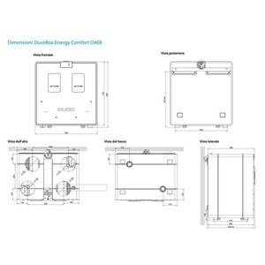 Sistemas HVAC Daikin DucoBox Energy Comfort D400 VMC, Unidad de Recuperación de Calor - Product Image 6