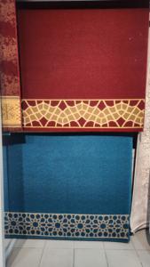 Tapis Adiva tissé à la machine, motif floral moderne, à poils longs, avec envers en jute, fabriqué à Gaziantep, pour salon, en polyester - Product Image 2