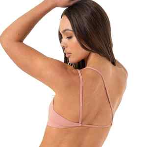 Sujetador deportivo corto de un hombro a la moda cómodo ligero para ropa activa e informal de talla grande estilo Simple - Product Image 6