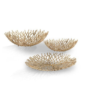 ชามอลูมิเนียมหล่อกิ่งทอง - Product Image 6