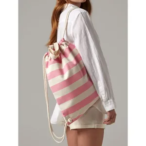 Custom Nautical Gymsac Promotional <b>Backpacks</b> for Merchandising - Product Image 1