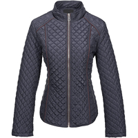 Veste matelassée équestre pour femme 2025, best-seller, avec broderie, respirante, légère, en tissu à mémoire écologique, pour l'hiver