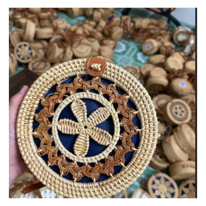 Sac à main en rotin naturel, sac à main en paille du Vietnam pour femmes, OEM Boho Summer Bag Export - Product Image 1