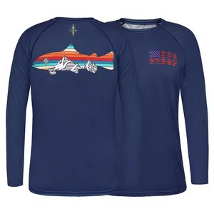 Customized Your Logo Long Sleeve Fishing Shirts Sublimation Waterproof UPF50+ Fishing Sun Protection <b>Hoodie</b> - Product Image 2