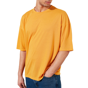 T-Shirt manches courtes en coton peigné, de haute qualité, avec impression personnalisée, écran en soie, 210gsm, 100% - Product Image 5