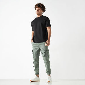 Pantalon cargo pour homme de qualité supérieure, pantalon de course, pantalon de sport avec 8 poches, fabrication de pantalon cargo pour homme, service OEM ODM - Product Image 2