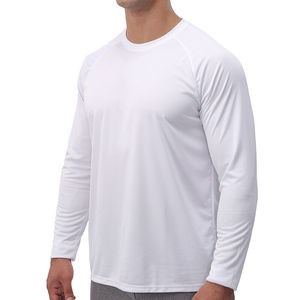 Chemise de randonnée à capuche unisexe avec logo personnalisé, vente en gros, protection solaire SPF 50+, imperméable, performance, camouflage bleu, pêche - Product Image 5