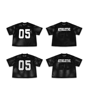 Maillot de football en maille personnalisé pour le basket-ball de football américain maillot de sublimation maillots respirants personnalisés à impression complète vente en gros - Product Image 2