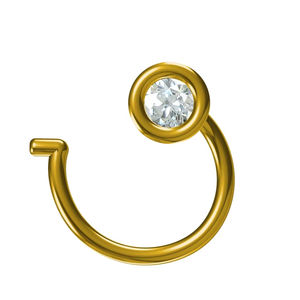 Épingle à nez en or 14 carats de luxe Diamant Artisanat innovant Normes de l'industrie B2B emblématiques Redéfini Leader Markets Storied Legacy - Product Image 1