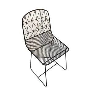 Meubles modernes en fer pour la décoration intérieure chaise antique pleine grandeur avec revêtement en poudre nouveau design cadeau confortable personnalisé prix de gros - Product Image 1