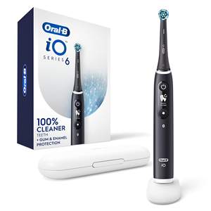 Brosse à dents électrique intelligente Oral B avec blanchiment des dents, étanche, écran LED, charge Type-C, poils moyens, en vente - Product Image 5