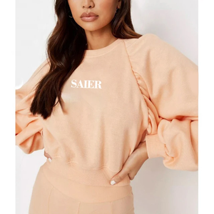 High Quality Slim Fit Tech Fleece Tracksuit for <b>Women</b> Custom Printed O Neck Zipper Streetwear Trendy Winter Fashion - Product Image 1