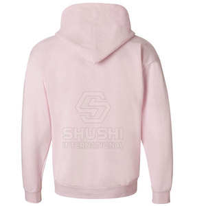 Sudaderas con capucha transpirables ecológicas de algodón 100% sólido de invierno para hombre de alta calidad, logotipo y diseño personalizados, tallas bajas de MOQ para adultos - Product Image 6