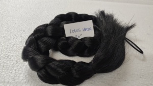 Cabello Sintético Liso Hecho a Medida, con un Flujo Suave y Tonos Tierra, Ecológico para Manualidades, Tejido o Peinado - Product Image 2