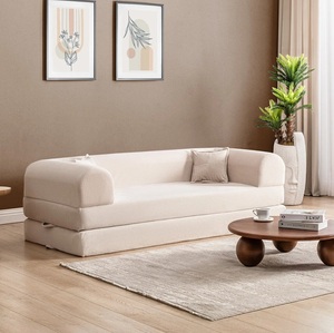 Canapé-lit compressible confortable et extensible pour villa et atelier, design moderne, revêtement en tissu - Product Image 4