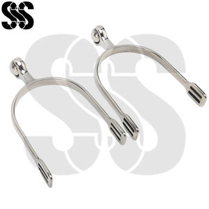 Espuelas de Acero Inoxidable de Alta Calidad, Diseño Moderno y Personalizado, Juego de 4 para Equitación Inglesa y Occidental, Entrenamiento Diario y Competición - Product Image 2