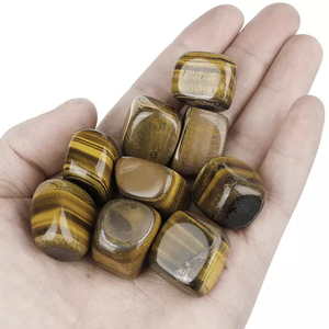 Pierre naturelle en cristal naturel, pierre de guérison oeil de tigre jaune pour la décoration d'exis Crystal export, vente en gros - Product Image 5