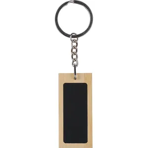 Portachiavi e Moschettone Personalizzati in Bambù Geoffrey - Gadget Promozionali Personalizzabili - Product Image 1