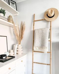 Bamboo Double Towel <b>Ladder</b>/Rack with Heater Mirror Polished Surface Modern Design for Hotel Use-Hot Sale & Best Price in Vietnam - Product Image 6
