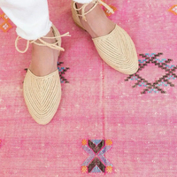 Sepatu dan Sandal Rajut Rafia Maroko Murah Grosir, Ramah Lingkungan, untuk Wanita dan Pria, Pemesanan Grosir Langsung dari Supplier